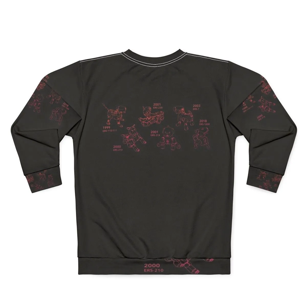 Aibo Robot Dog Sunset Sweatshirt