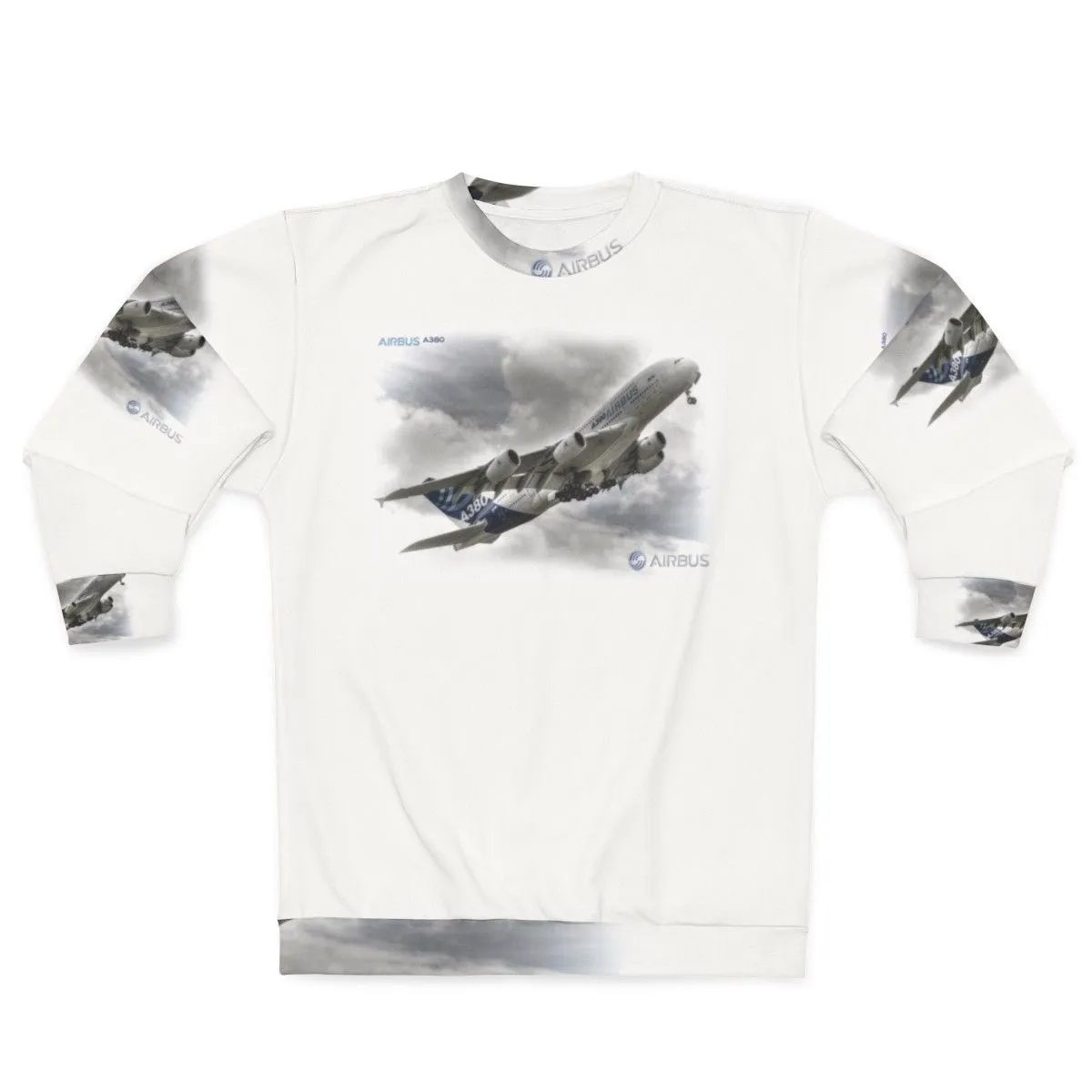Airbus A380 Airplane Sweatshirt | Aviation Enthusiast Gear