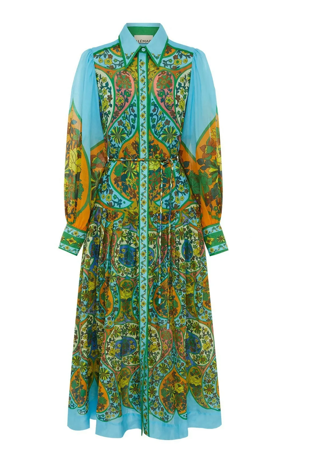 Alemais Sofie Midi Shirtdress Multi Floral Size 12 ,14 & 16