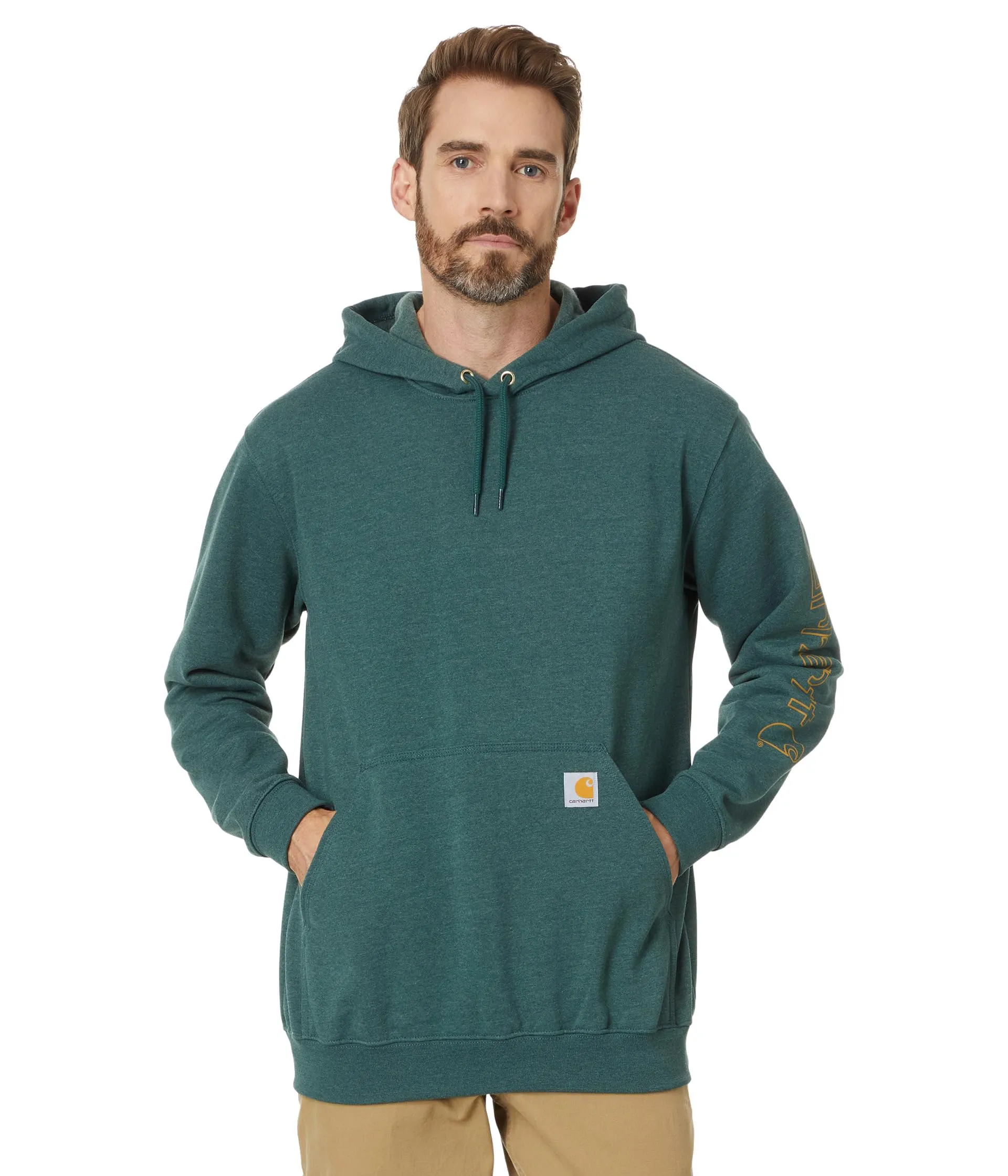 Carhartt K288 Men's Loose Fit Midweight Logo Sleeve Graphic Sweatshirt