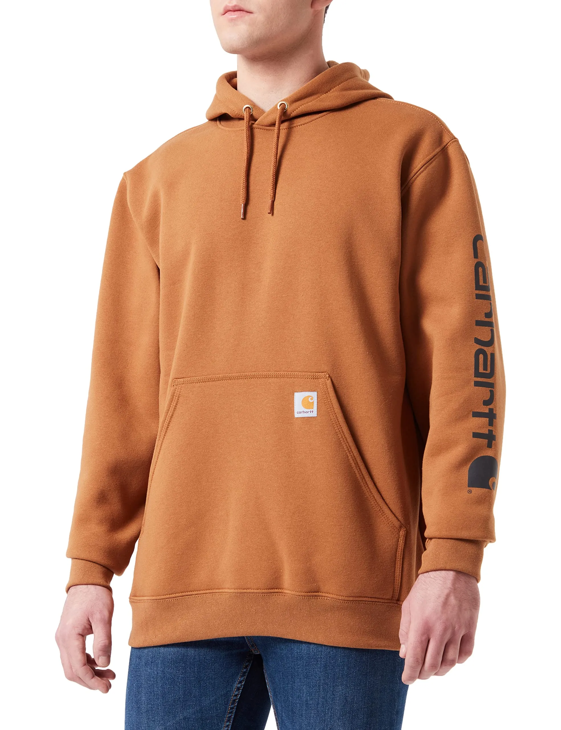 Carhartt K288 Men's Loose Fit Midweight Logo Sleeve Graphic Sweatshirt