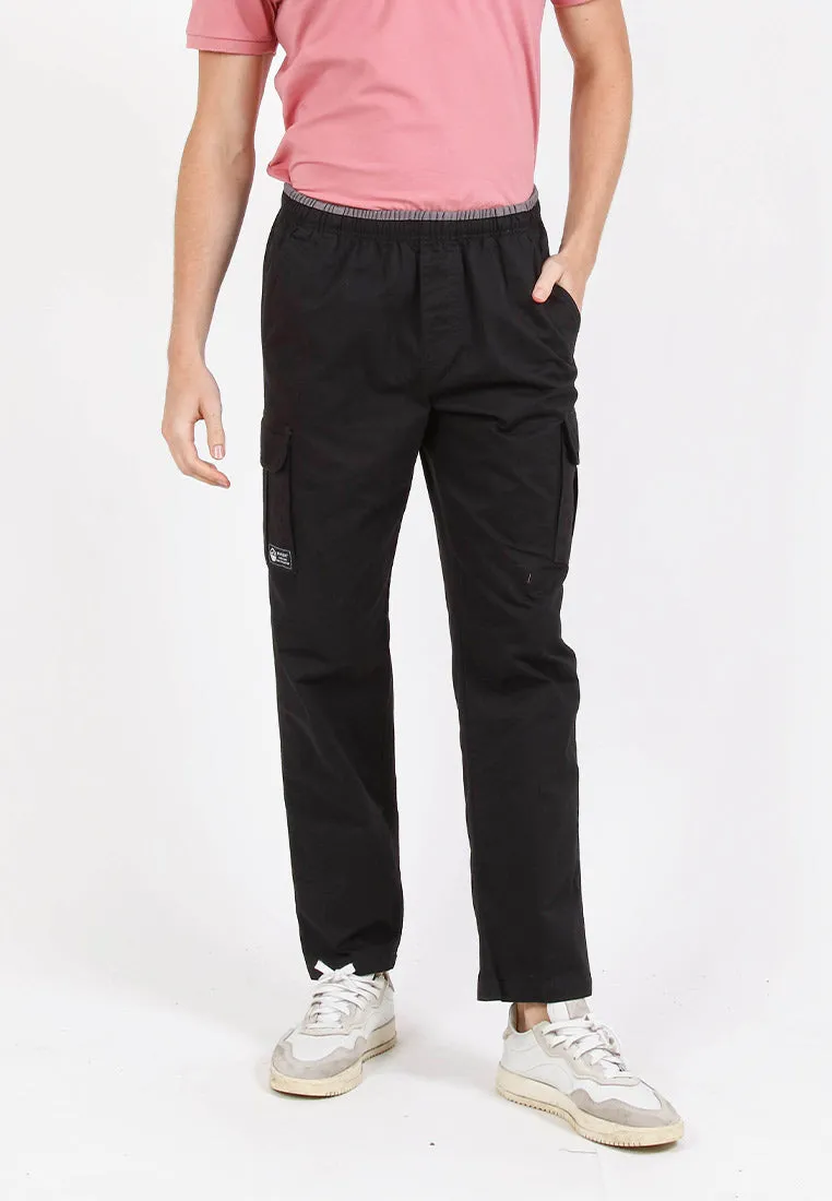 Forest Cotton Twill Stretchable Cargo Pants Men Cargo Long Pants Trousers | Seluar Lelaki Cargo Panjang - 10771