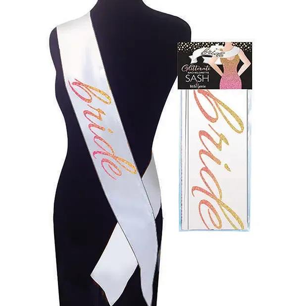 Glitterati Bachelorette Bride Sash