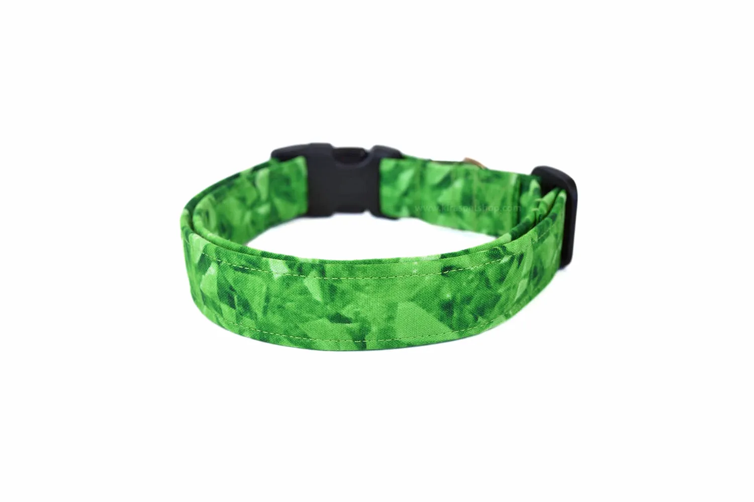 Green Crystal Dog Collar