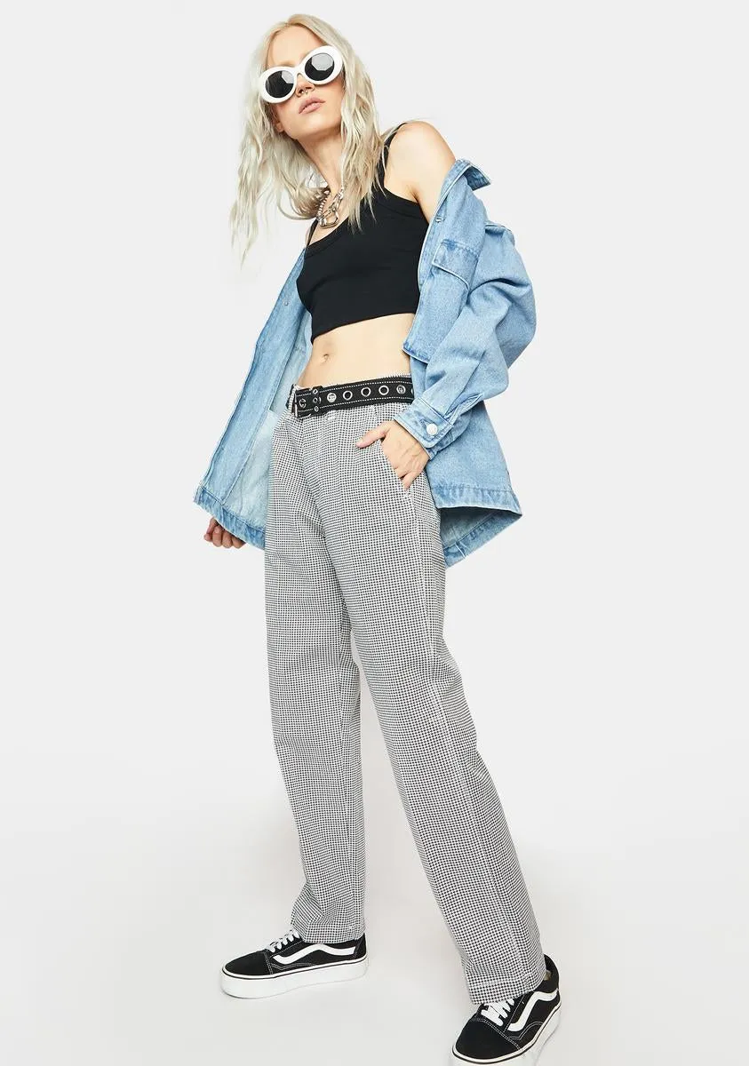 Houndstooth Hardwork Carpenter Pants