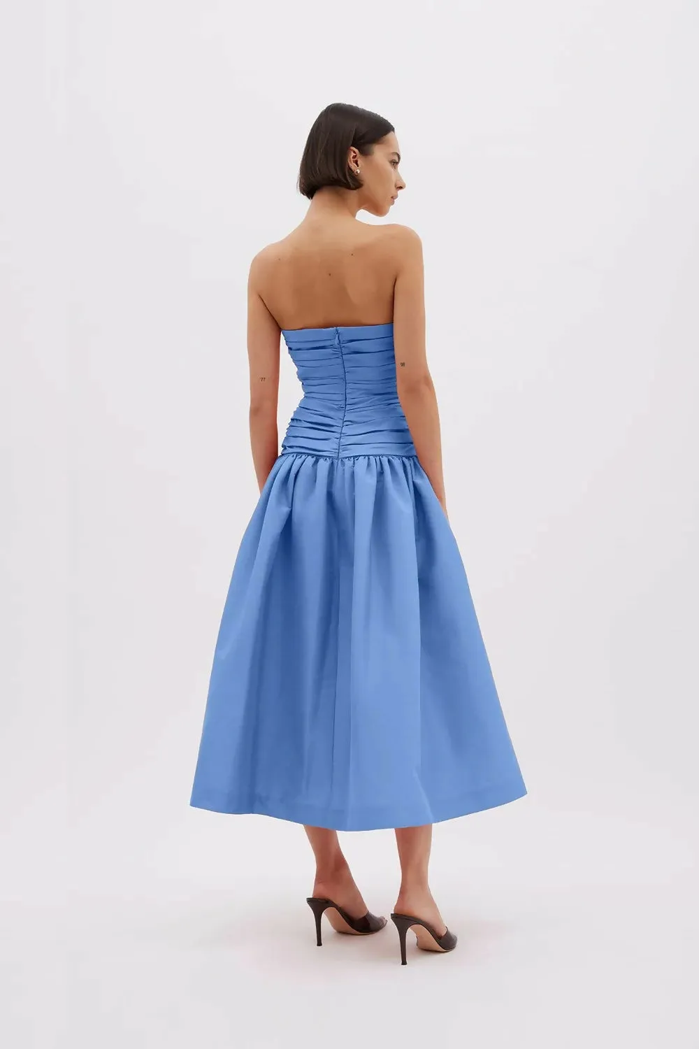 Rachel Gilbert Banks Dress in Cornflower Blue Size AU 12