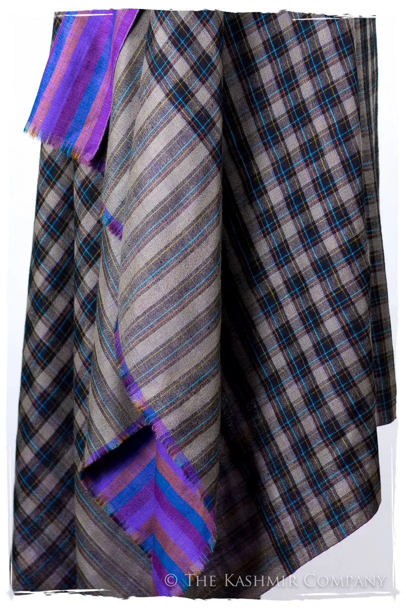 The MacLain - Handloom Cashmere Reversible Grand Shawl