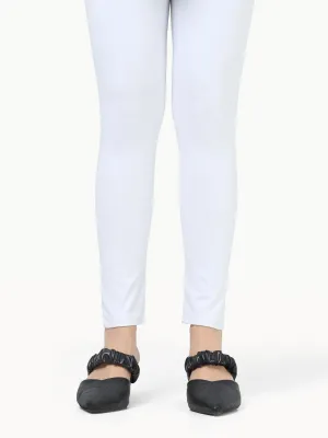 Women's White Basic Tights - EWBT23-76404